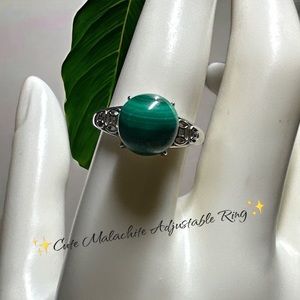 ✨Cute Malachite Adjustable Ring✨